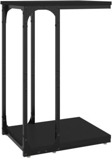 vidaXL Beistelltisch Schwarz 40x30x60 cm Holzwerkstoff