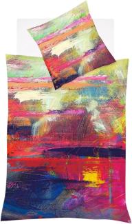 Fleuresse Mako-Satin Bettwäsche Bed Art S Shrewsbury multicolor | 135x200 cm + 80x80 cm