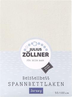 Julius Zöllner Spannbetttuch Jersey weiß 50x100