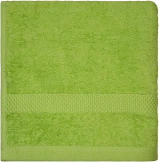 Bio Handtuch in vielen Farben & Größen, GOTS-zertifiziert Duschtuch, 70x140 cm, grün