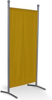 Angerer Stellwand - Raumteiler & Raumtrenner Sichtschutz - einfache Montage ohne Bohren - Outdoor Paravent für Windschutz & Schatten auf Balkon (klein (82 x 178 cm), Gelb)