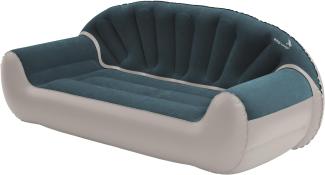 Easy Camp Aufblasbares Sofa Comfy 3 Personen Grau und Blau