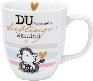 Sheepworld Tasse Motiv Mensch mit Golddruck, Porzellan, 40 cl 46941