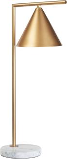 Tischlampe gold 65 cm Kegelform MOCAL
