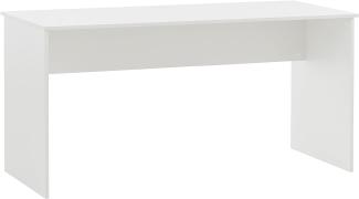 SCHILDMEYER Schreibtisch Bürotisch Computertisch Tisch weiß 150 x 73,6 x 65 cm