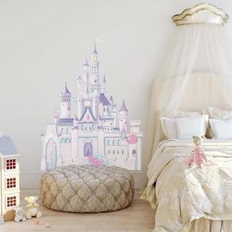 Room Mates 54548 Riesenwandsticker\"Disney Prinzessinnen - Prinzessinnenschloss\", mehrfarbig