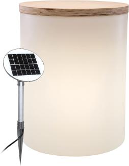 Leuchttisch Shining Drum (weiß Solar )