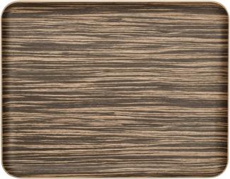 Asa Wood Ebony Holz-Tablett rechteckig 36x28 cm