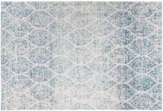 Teppich DKD Home Decor Blau Baumwolle Chenille (120 x 180 x 1 cm)