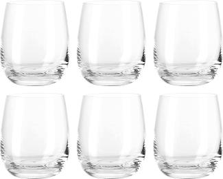 Leonardo Tivoli Becher Klein 6er Set, Trinkbecher, Trinkglas, Wasserglas, Glas, 360 ml, 20960