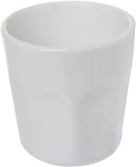 Excelsa Fashion White Becher Caffe '80 ml, Keramik, Weiß, 6 x 6 x 6. 3 cm