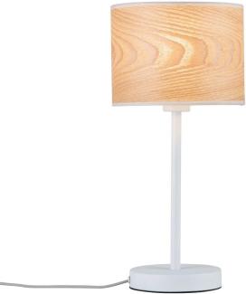 Tischlampe, Holz, weiß, H 44,5 cm, NEORDIC NETA