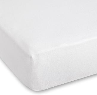 good morning Polyester/ Baumwolle Spannbettlaken 1 teilig 200 X 220 cm White