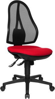Topstar OP200G21 Open Point SY, Bürostuhl, Schreibtischstuhl, ergonomisch, Bezug rot