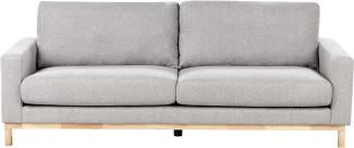 3-Sitzer Sofa grau hellbraun SIGGARD