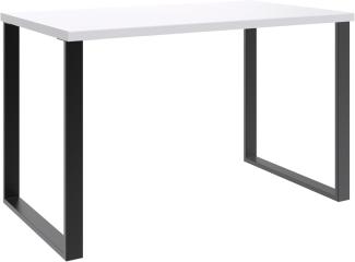 Schreibtisch >HOME DESK< in weiß - 120x75x70cm (BxHxT)