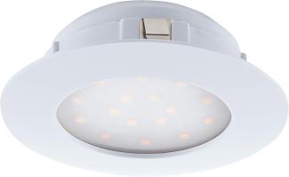 Eglo 95887 Hochvolt LED Einbauleuchte Pineda in weiß 1X12W Ø 10,2cm IP44