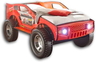Bega 'SUV' Autobett rot, 90x200 cm, inkl. Beleuchtung