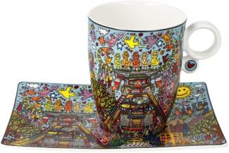 Goebel / Rizzi Remenber those Cool Coal Days / Fine Bone China / 19,5cm x 13,5cm