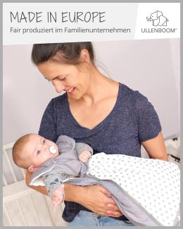 ULLENBOOM ® Schlafsack Baby Winter, 0 bis 3 Monate 5/62 Dschungel (Made in EU) - Baby Schlafsack ganzjährig für Frühling, Herbst und Winter, Babyschlafsack mit 2,5 TOG