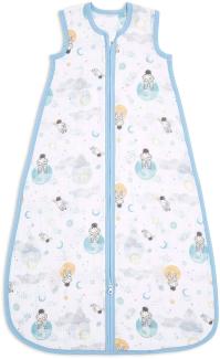 aden + anais™ Essentials Baumwoll-Musselin-Schlafsack, 1,0 TOG tragbare Decke für Babys, Bunte Muster für Mädchen & Jungen, Schlafsack für Neugeborene aus 100% Baumwoll, 0-6 Monate, Space Explorers