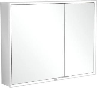 Villeroy & Boch My View Now, Spiegelschrank für Wandeinbau mit Beleuchtung, 1000x750x167,5 mm, mit Sensordimmer, 2 Türen, A45610 - A4561000