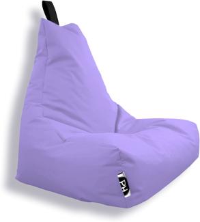Patchhome Lounge Sessel XL Gamer Sessel Sitzsack Sessel Sitzkissen In & Outdoor geeignet fertig befüllt | XL - Flieder - in 2 Größen und 25 Farben