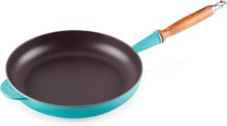 Bratpfanne 28 cm Karibik Gusseisen Le Creuset Pfanne - GasElektro geeignet, Spülmaschinengeeignet