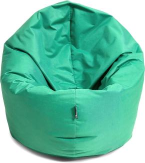 BubiBag Sitzsack für Erwachsene -Indoor Outdoor XL Sitzsäcke, Sitzkissen oder als Gaming Sitzsack, geliefert mit Füllung (125 cm Durchmesser, Pacific)