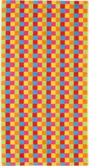 Cawö Handtücher Lifestyle Karo multicolor 25 | Duschtuch 70x140 cm