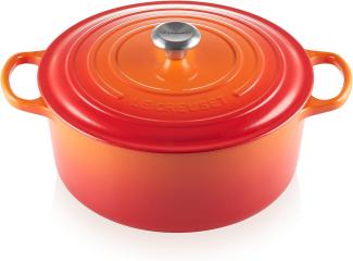 Le Creuset Bräter Signature 30 cm Ofenrot rund