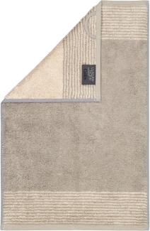 Cawö Handtücher Two-Tone | Gästetuch 30x50 cm | graphit