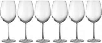 Jamie Oliver "WAVES" Kristall Weißwein-Gläser / Rotwein-Gläser, 6er Set Weinglas Glas