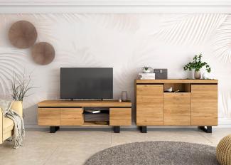Skraut Home Möbel-Set mit Sideboard und TV-Schrank, 160x40x92cm