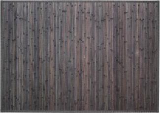 Badteppich aus Bambus, Badläufer, 120 x 170 cm, braun