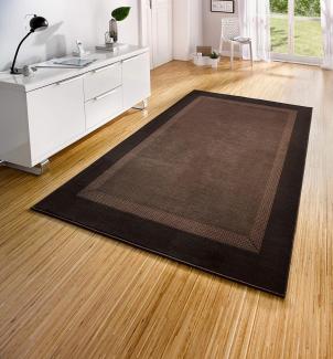 Design Velours Teppich Band Braun 120x170 cm