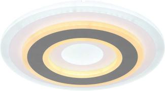 GLOBO Deckenleuchte Wohnzimmer LED Deckenlampe Fernbedienung Dimmbar 48011-21