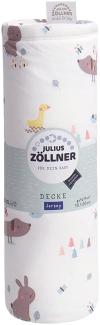 Julius Zöllner 'Crazy Animals' Jerseydecke gefüttert 120x120cm