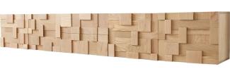 Lowboard Puzzle 260 cm Eiche Natur schwebend