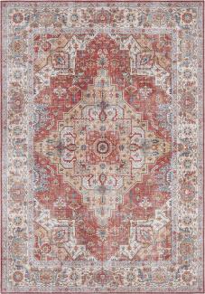 Vintage Teppich Sylla Ziegelrot - 120x160x0,5cm