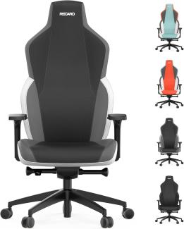 RECARO Rae Essential White | Hochwertiger Gaming Stuhl, individuell einstellbar und ergonomisch, auch als Bürostuhl, Gaming Chair aus Stoff mit Rollen, Weiß