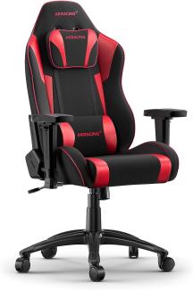 AKRacing Chair Core EXSE Gaming Stuhl, Stoff/Kunstleder, Schwarz/Rot, 5 Jahre Herstellergarantie