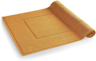 Blumtal Premium Frottier Badematte - Badeteppich OEKO-TEX® zertifiziert, waschbarer Badvorleger 50x80cm, saugstark & weich, pumpkin spice - braun