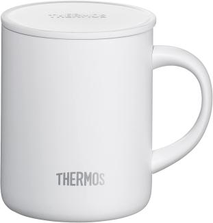 THERMOS 'Longlife Mug' Isoliertrinkbecher, Edelstahl, weiß, 350 ml