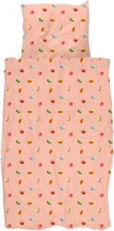 Snurk Bettwäsche Macarons Pink Größe 135x200/80x80 cm