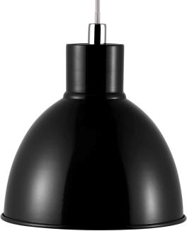 Hängelampe schwarz Nordlux Pop Maxi 35 Metall Schirm mit E27 Fassung