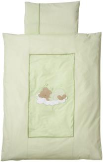 Easy Baby 'Sleeping Bear' Kinderbettwäsche grün