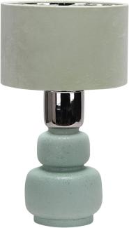 Tischlampe DKD Home Decor aus Keramik grün 220 V 50 W 30 x 30 x 54 cm