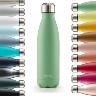 Blumtal Trinkflasche Charles - auslaufsicher, BPA-frei, stundenlange Isolation von Warm- und Kaltgetränken, 750ml, summer green - grün