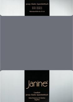 Janine Elastic-Jersey-Spannbetttuch 5002 Fb 48 opalgrau 90x190 - 100x220